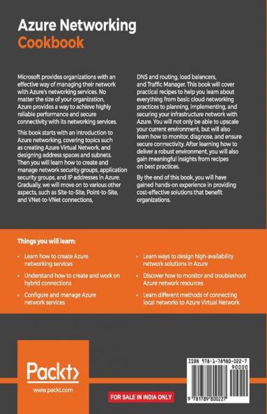 Azure Networking Cookbook