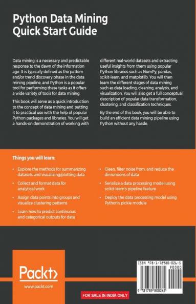 Python Data Mining Quick Start Guide