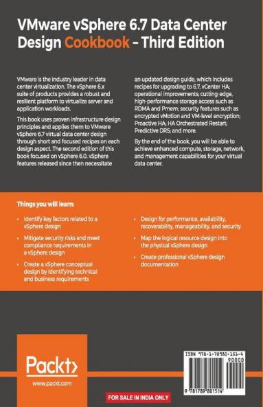 VMware vSphere 6.7 Data Center Design Cookbook - Third Edition