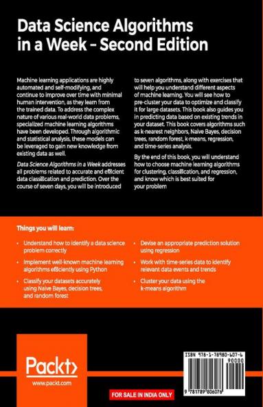 Data Science Algorithms in a Week - Second Edition