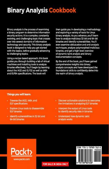 Binary Analysis Cookbook