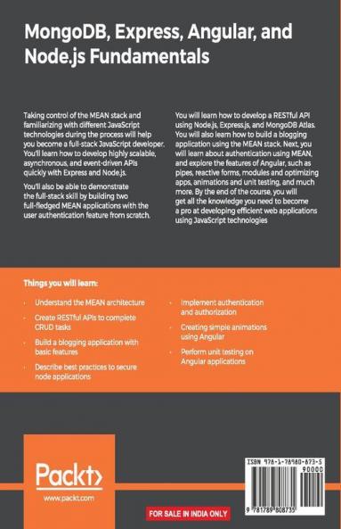MongoDB Express Angular and Node.js Fundamentals