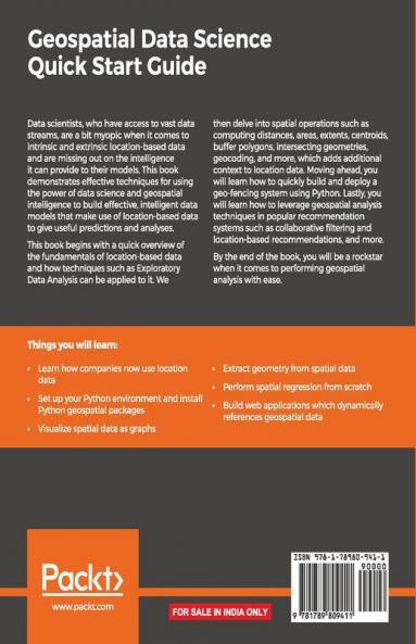 Geospatial Data Science Quick Start Guide