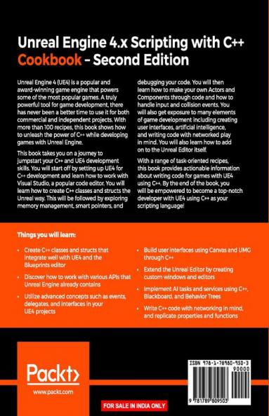 Unreal Engine 4.x Scripting with C++ Cookbook - Second edition