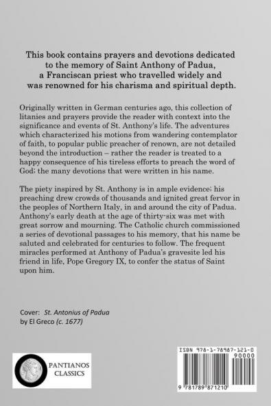 Devotion to St. Anthony of Padua: The Novena of Nine Tuesdays and Prayers in His Honor
