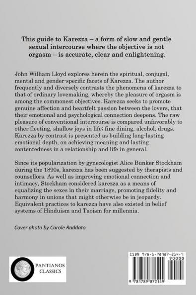 The Karezza Method: Magnetation The Art of Connubial Love
