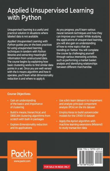 Applied Unsupervised Learning with Python