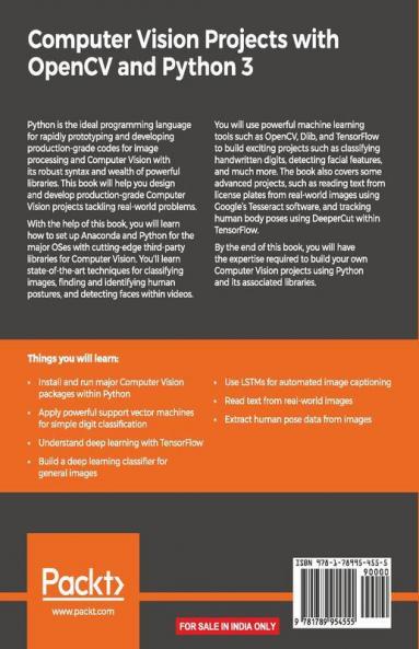 Computer Vision Projects with OpenCV and Python 3