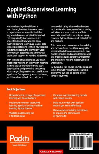 Applied Supervised Learning with Python