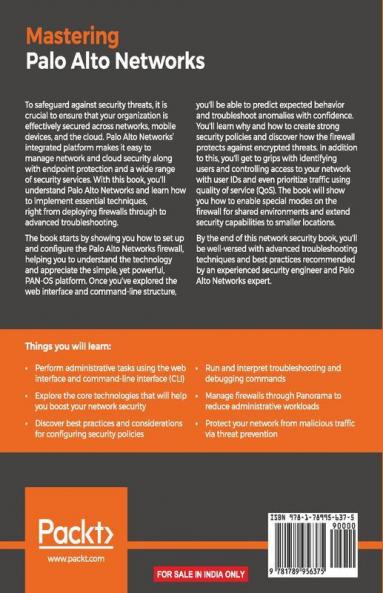 Mastering Palo Alto Networks
