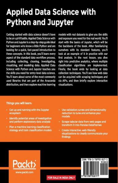 Applied Data Science with Python and Jupyter