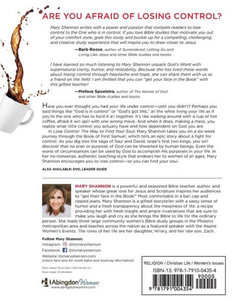 Lose Control - Women's Bible Study Participant Workbook
