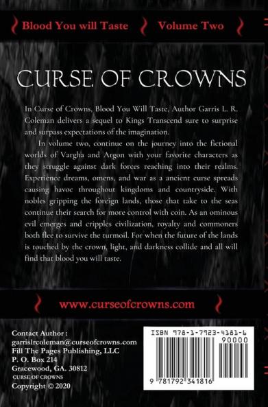 Curse Of Crowns Blood You Will Taste