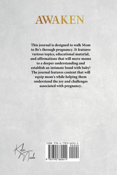 Awaken: Cultivating A Healthy Mindset for Pregnancy and Beyond