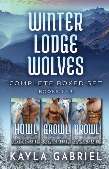 Winter Lodge Wolves Complete Boxed Set - Books 1-3: Large Print