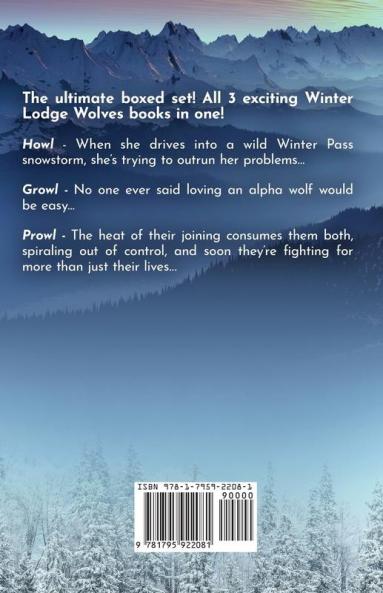 Winter Lodge Wolves Complete Boxed Set - Books 1-3: Large Print