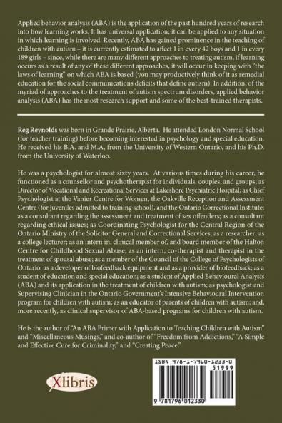 An Aba Primer with Application to Teaching Children with Autism