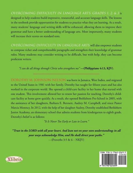 Overcoming Difficulty in Language Arts: Grade 1 2 & 3
