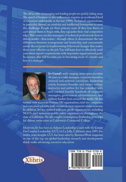 Leadership Skills for Managing Technical Professionals
