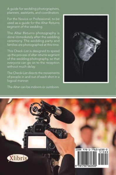 The Wedding Photographer's Altar Returns Check-List
