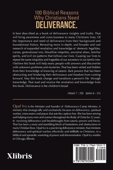 100 Biblical Reasons Why Christians Need Deliverance