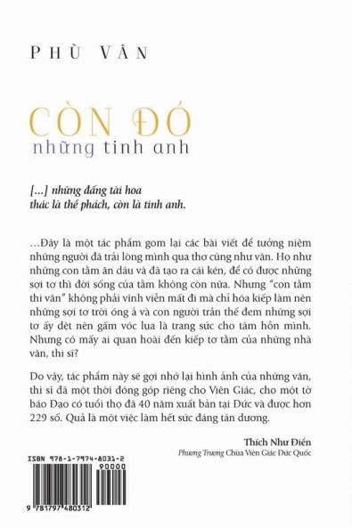 Còn đó những tinh anh: Bản in màu đặc biệt