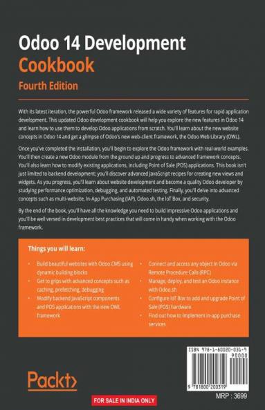 Odoo 14 Development Cookbook - Fourth Edition