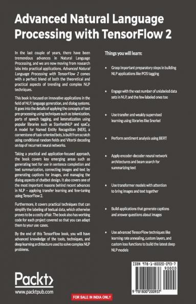 Advanced Natural Language Processing with TensorFlow 2