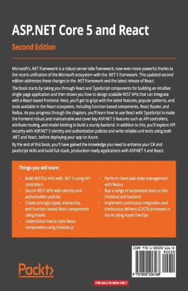 ASP.NET Core 5 and React - Second Edition