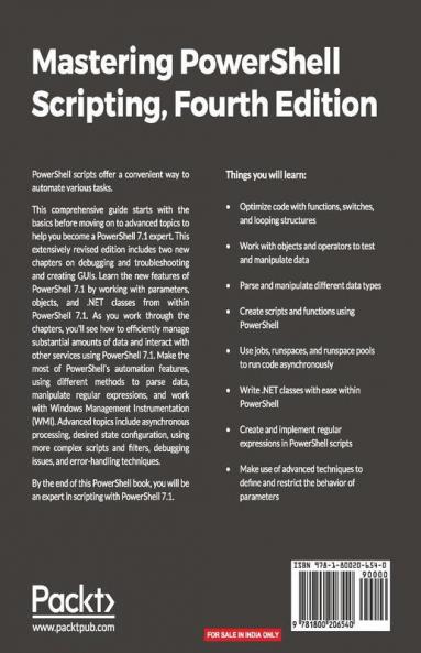 Mastering PowerShell Scripting - Fourth Edition