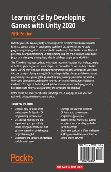 Learning C# by Developing Games with Unity 2020 - Fifth Edition