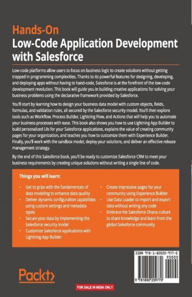Hands-On Low-Code Application Development with Salesforce