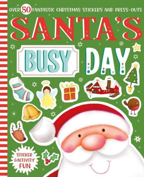 Santa’s Busy Day Sticker & Activity Fun