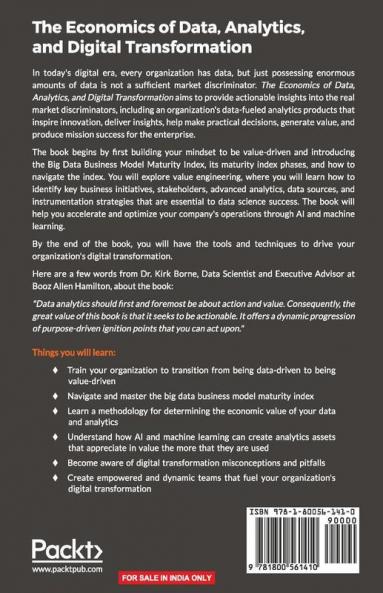 The Economics of Data Analytics and Digital Transformation