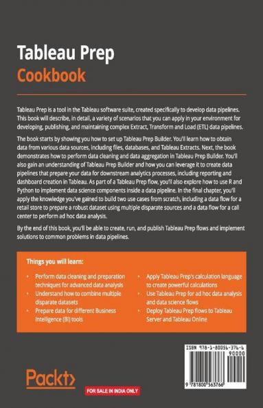 Tableau Prep Cookbook