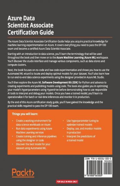 Azure Data Scientist Associate Certification Guide