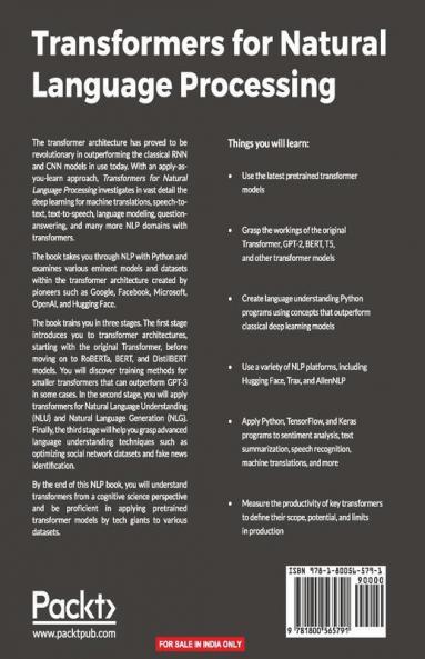 Transformers for Natural Language Processing