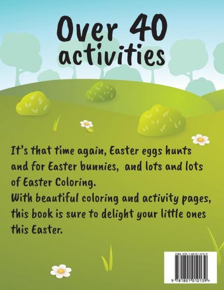 Easter Activity Book for Kids ages 4-8: Easter Coloring Dot to Dot Mazes Word Search and More!