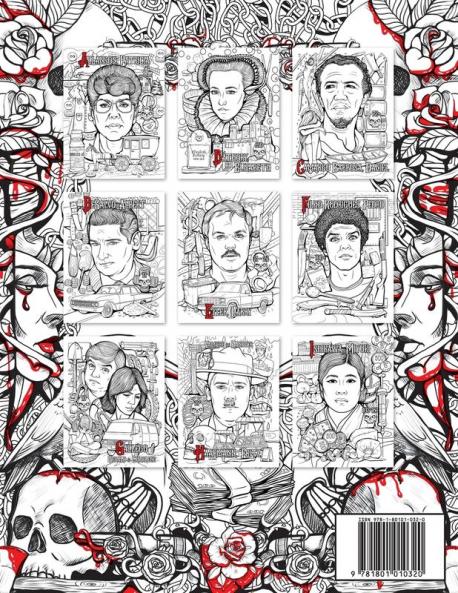 Bloody Alphabet 3: The Scariest Serial Killers Coloring Book. A True Crime Adult Gift - Full of Notorious Serial Killers. For Adults Only. (True Crime Gifts)