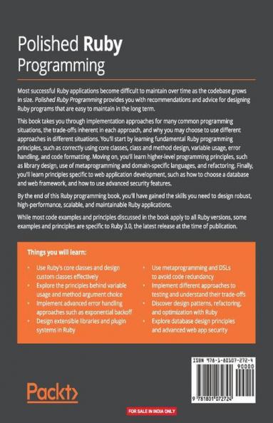 Polished Ruby Programming