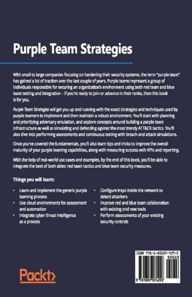 Purple Team Strategies