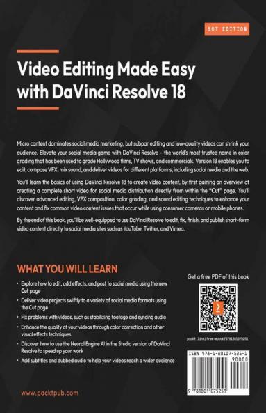 Video Editing Made Easy with DaVinci Resolve 18
