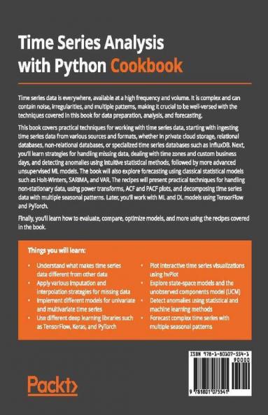 Time Series Analysis with Python Cookbook