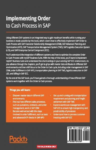 Implementing Order to Cash Process in SAP