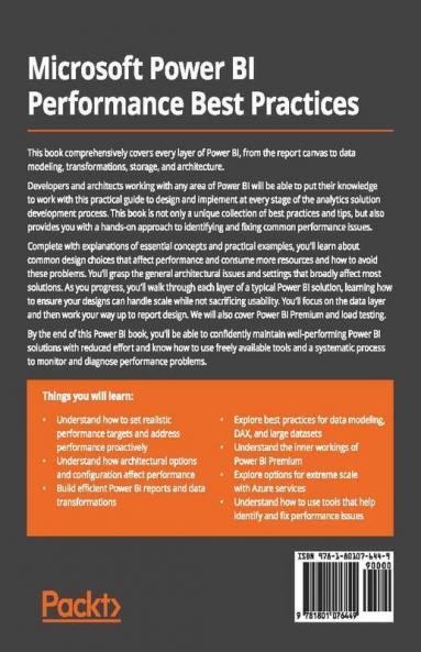 Microsoft Power BI Performance Best Practices