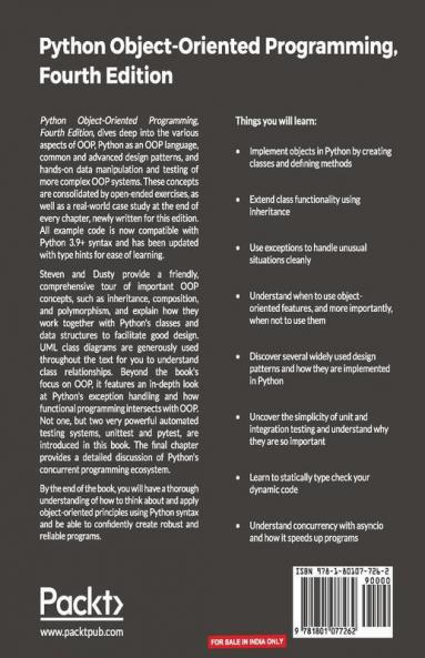 Python Object-Oriented Programming - Fourth Edition