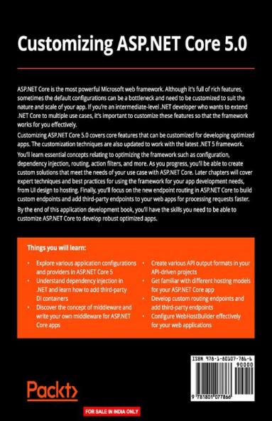 Customizing ASP.NET Core 5.0