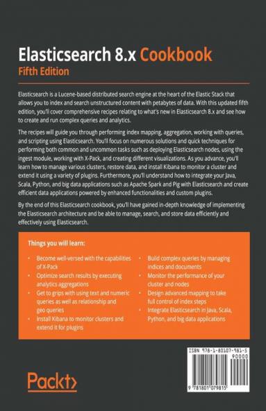 Elasticsearch 8.x Cookbook - Fifth Edition