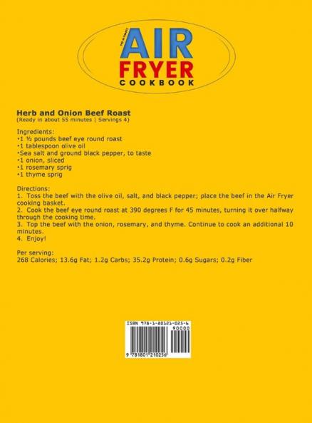 The Ultimate Air Fryer Cookbook: 1000 Affordable Quick and Easy Air Fryer Recipe for Beginners and Advanced Users