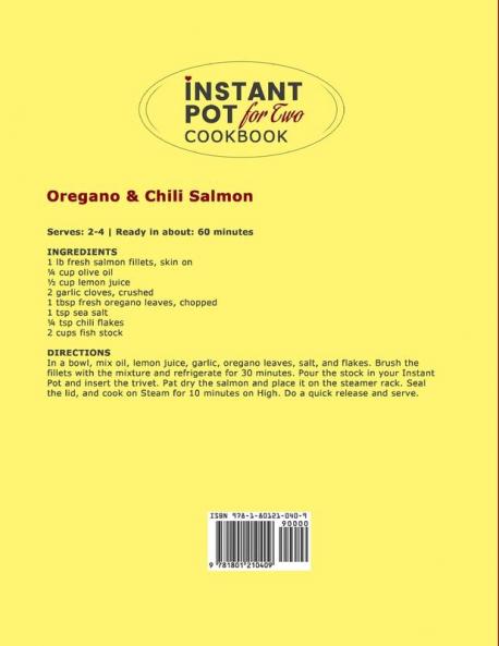 The Ultimate Instant Pot for Two Cookbook: 1000 Easy & Healthy Instant Pot Recipes for Beginners and Advanced Users